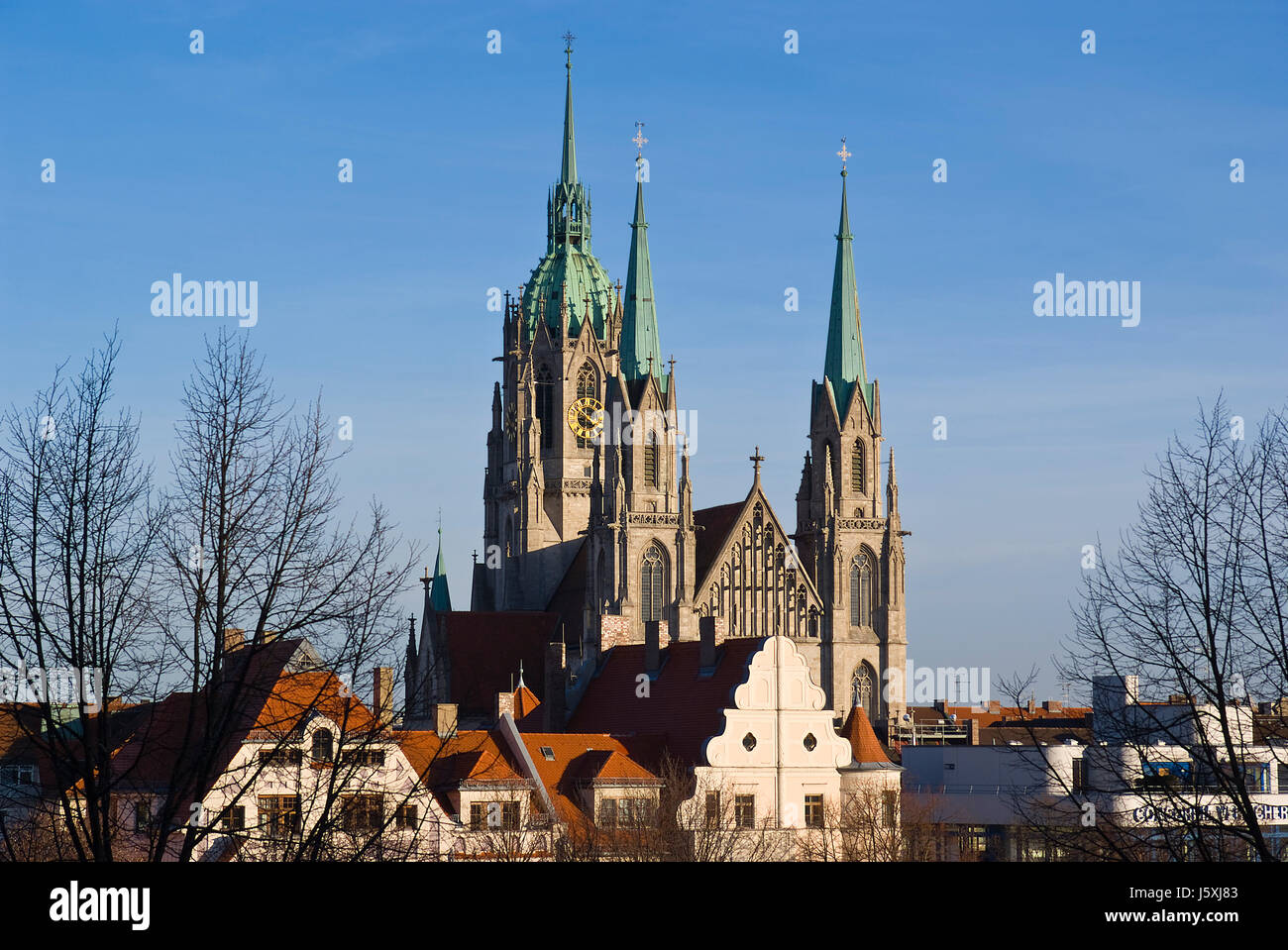 München Paul-Kirche Stockfoto