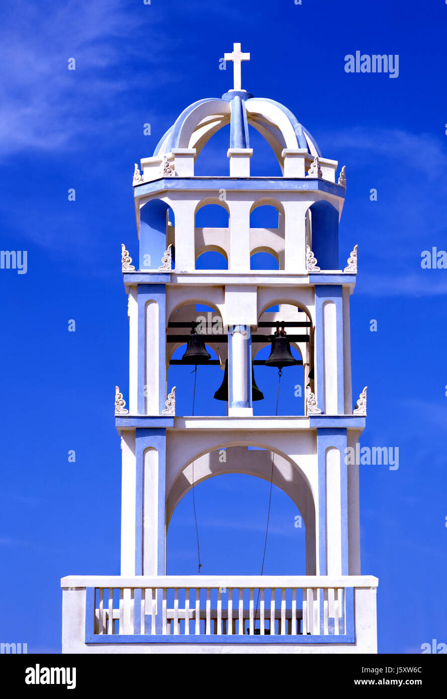 Religion Kirche Griechenland Insel Mykonos Insel blaue Reisen Detail religion Stockfoto