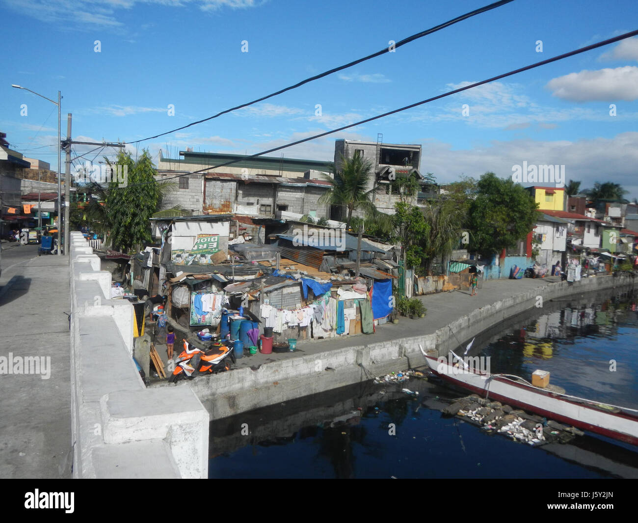 0001 Rodriguez Street Bridge Estero de Vitas Balut Tondo Manila 14 Stockfoto