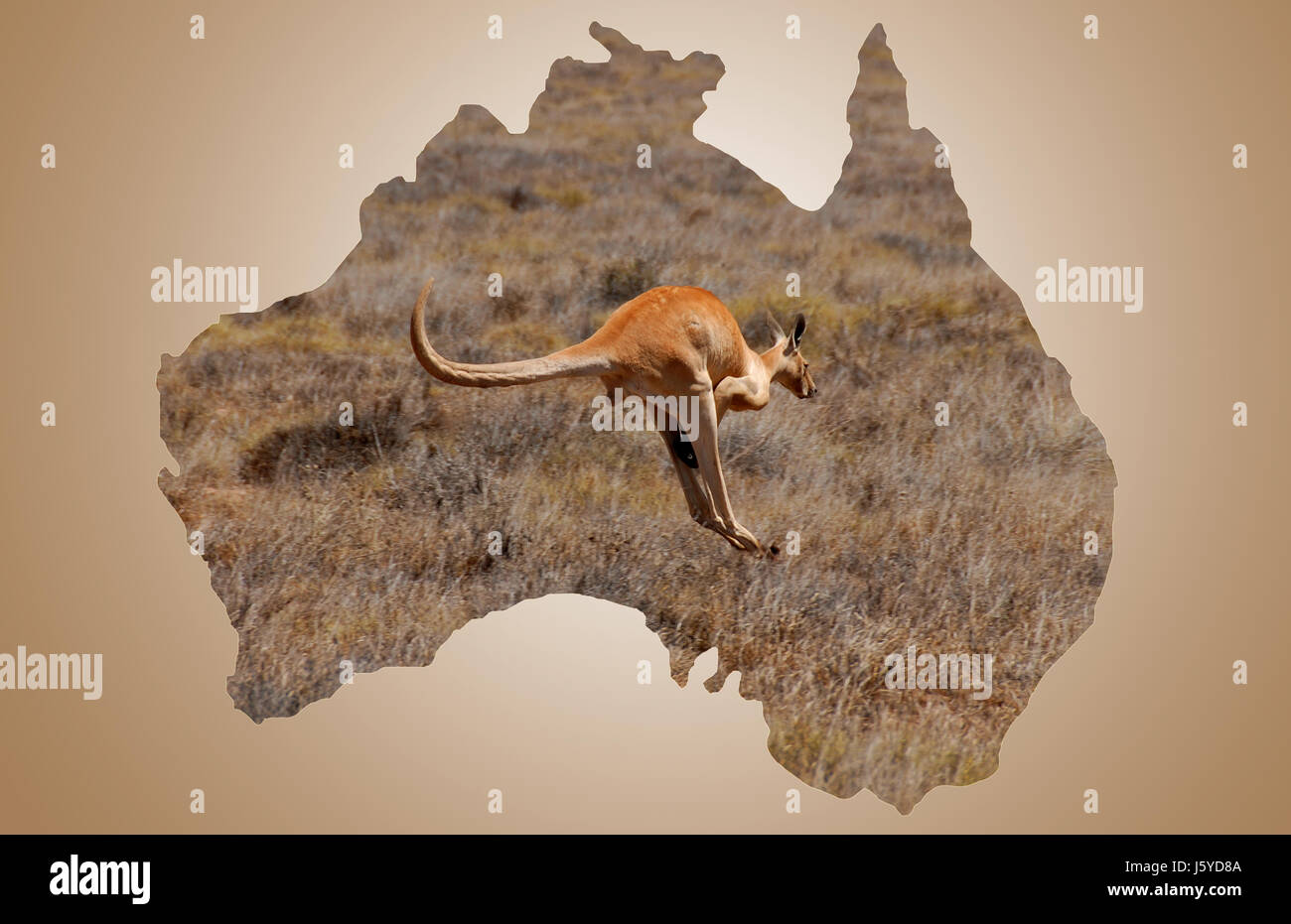 australischen Grenzen Stockfoto