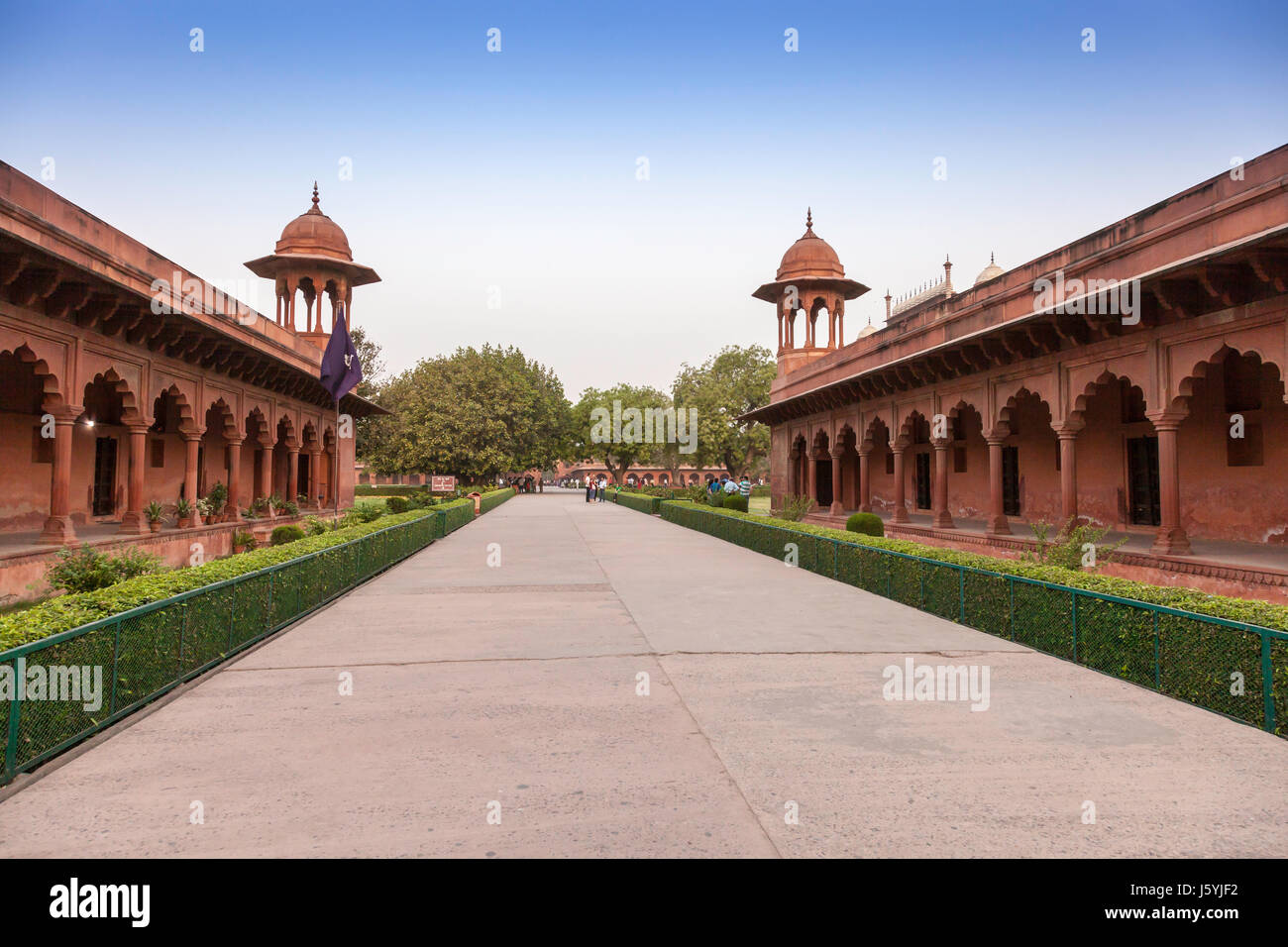 Diwan-ich-Khas Stadtpalast in Jaipur, Indien, die rosa Stadt von Rajasthan Stockfoto