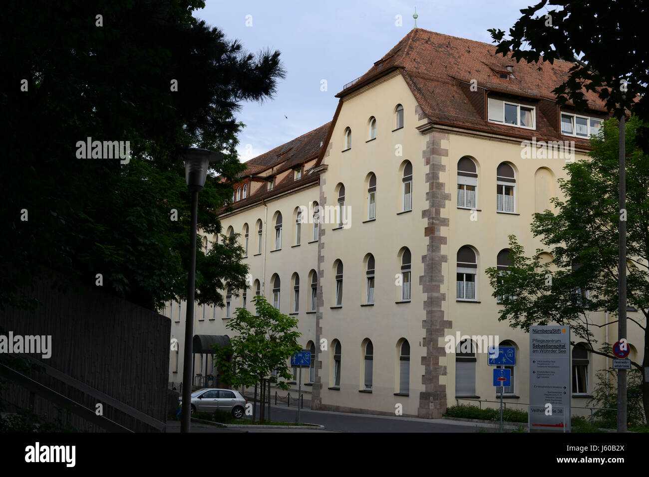 Sebastianspital Nürnberg, Bvaria, Deutschland. Stockfoto