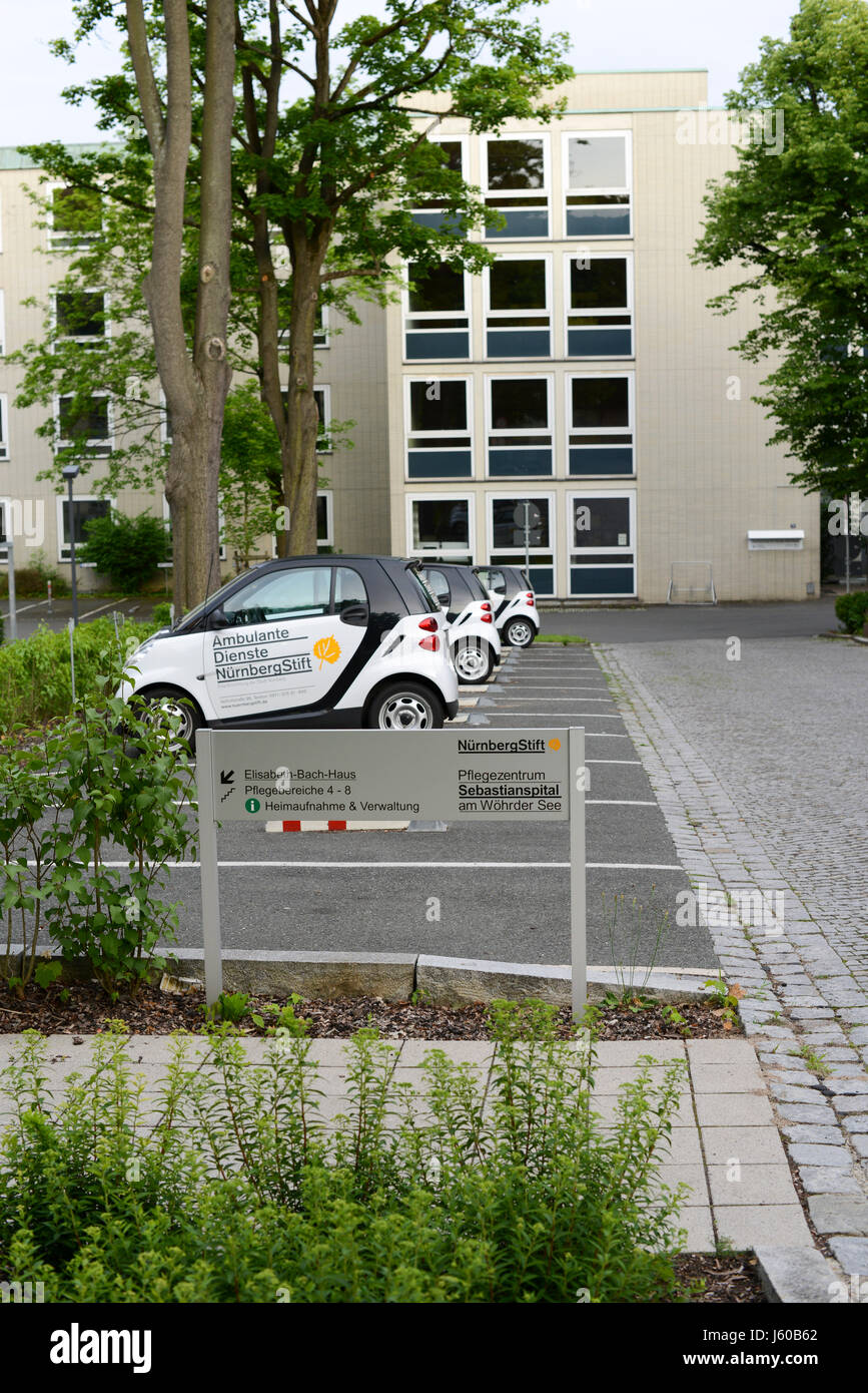 Sebastianspital Nürnberg, Bvaria, Deutschland. Stockfoto