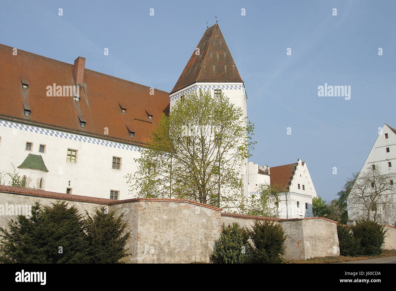 Bavaria Residenz News Schloss Burg Turm historische Sehenswürdigkeiten Stockfoto