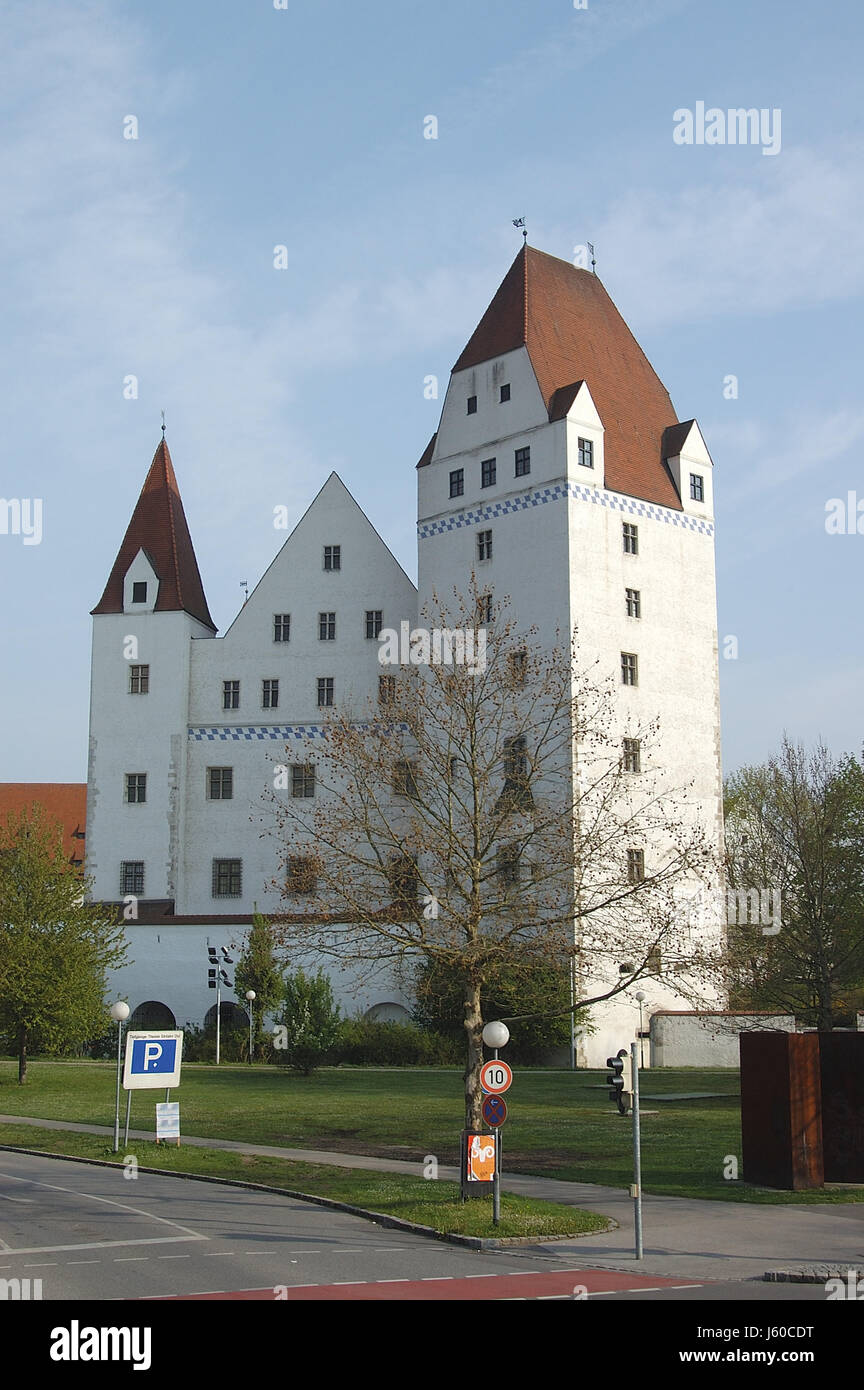 Bavaria Residenz News Schloss Burg Turm historische Sehenswürdigkeiten Stockfoto