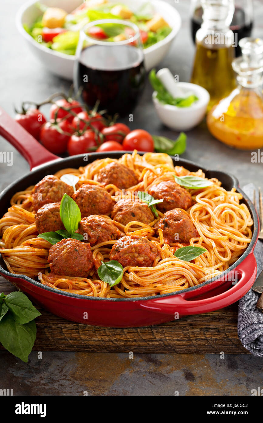 Original Spaghetti Mit Fleischballchen