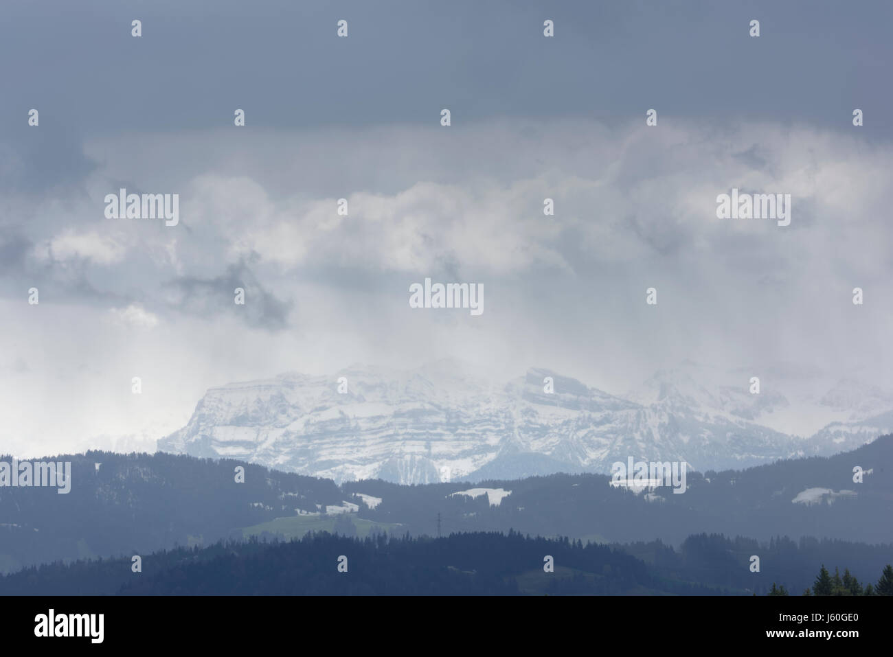 Pfänderbahn, Pfänder Bei Bregenz am Bodensee Stockfoto