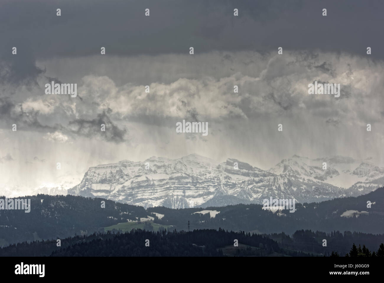 Pfänderbahn, Pfänder Bei Bregenz am Bodensee Stockfoto