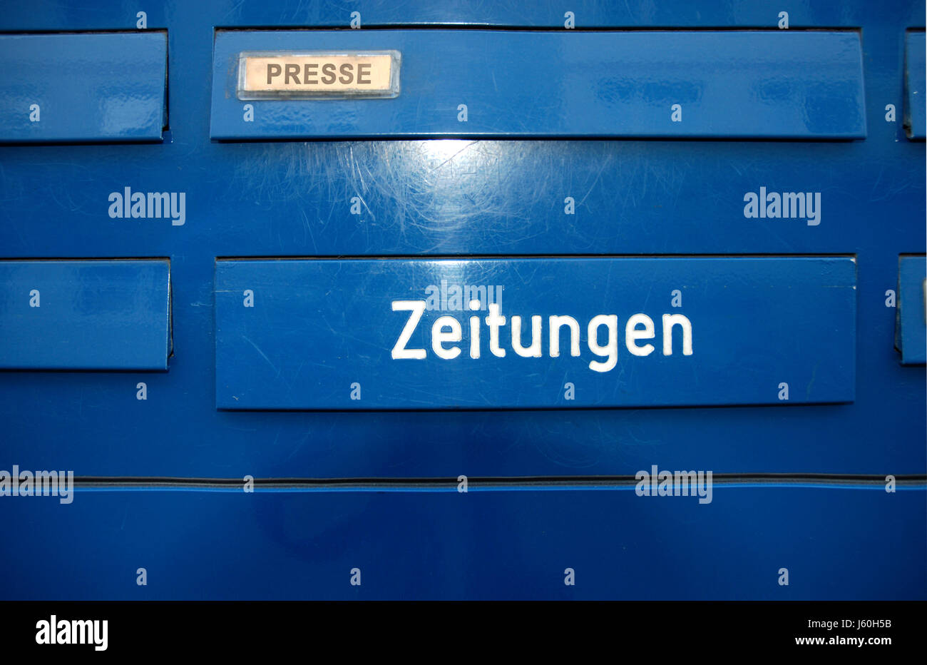 Pressefreiheit Stockfoto