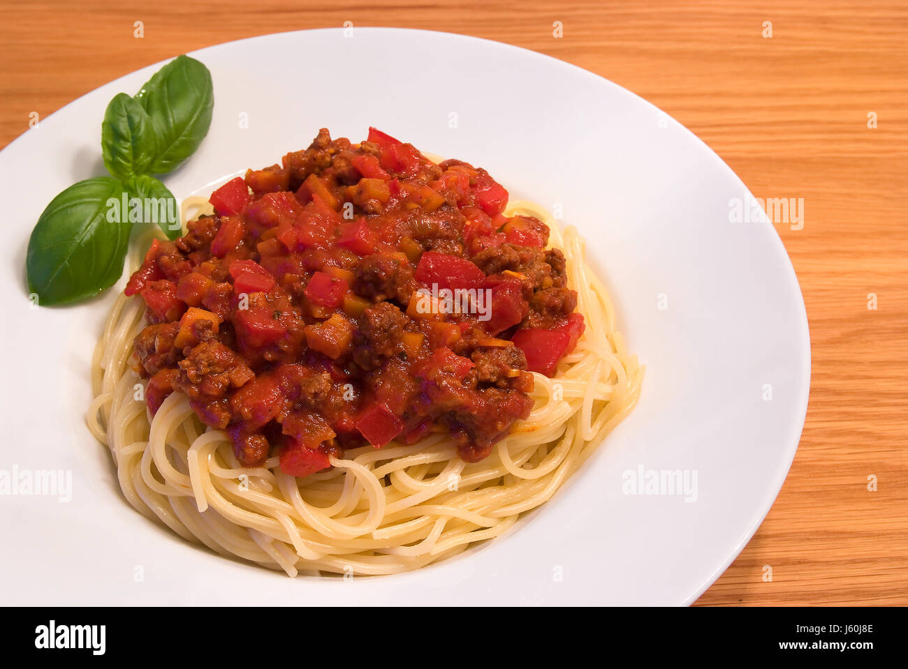 Essen in italienischer Sprache Stockfoto