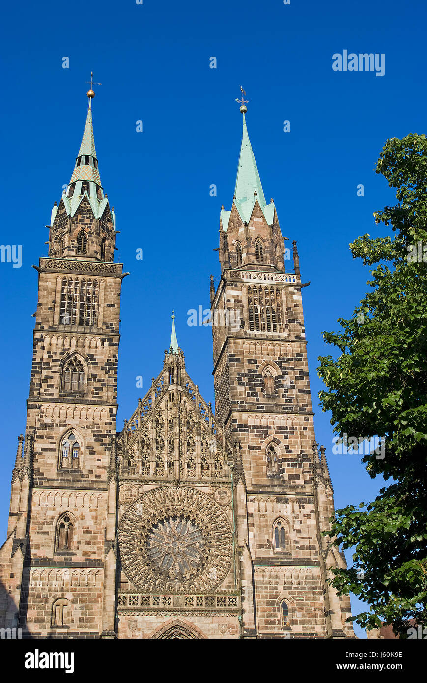 Lorenz-Kirche in Nürnberg Stockfoto