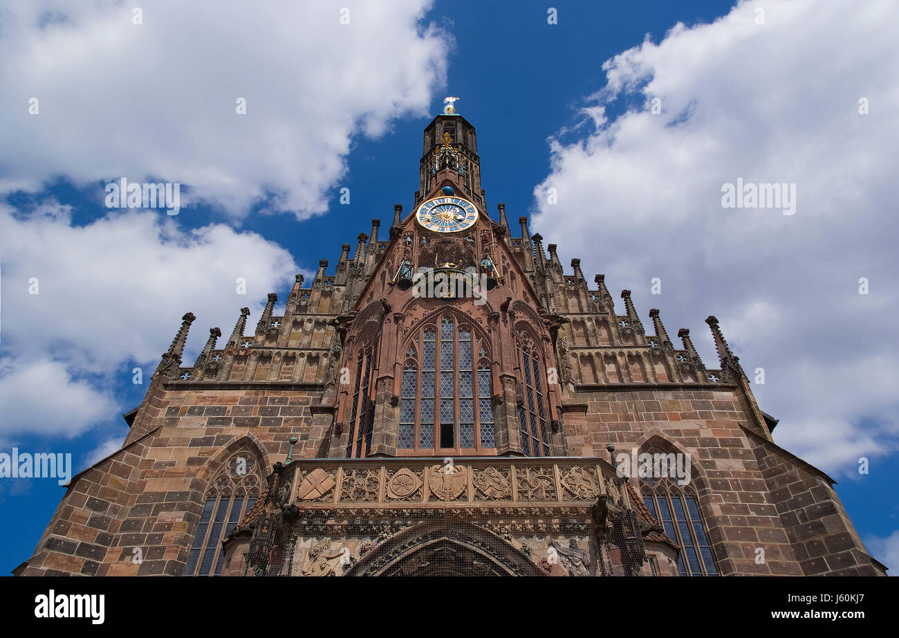 Frauenkirche in Nürnberg Stockfoto