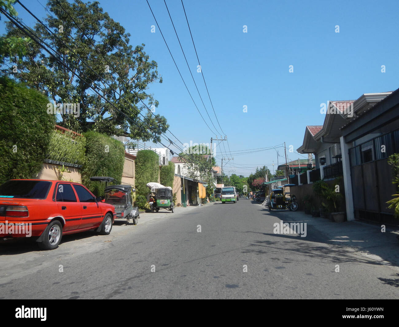 04099 Tabang Kapelle Guiguinto San Francisco, Bulacan städtische Straße 36 Stockfoto