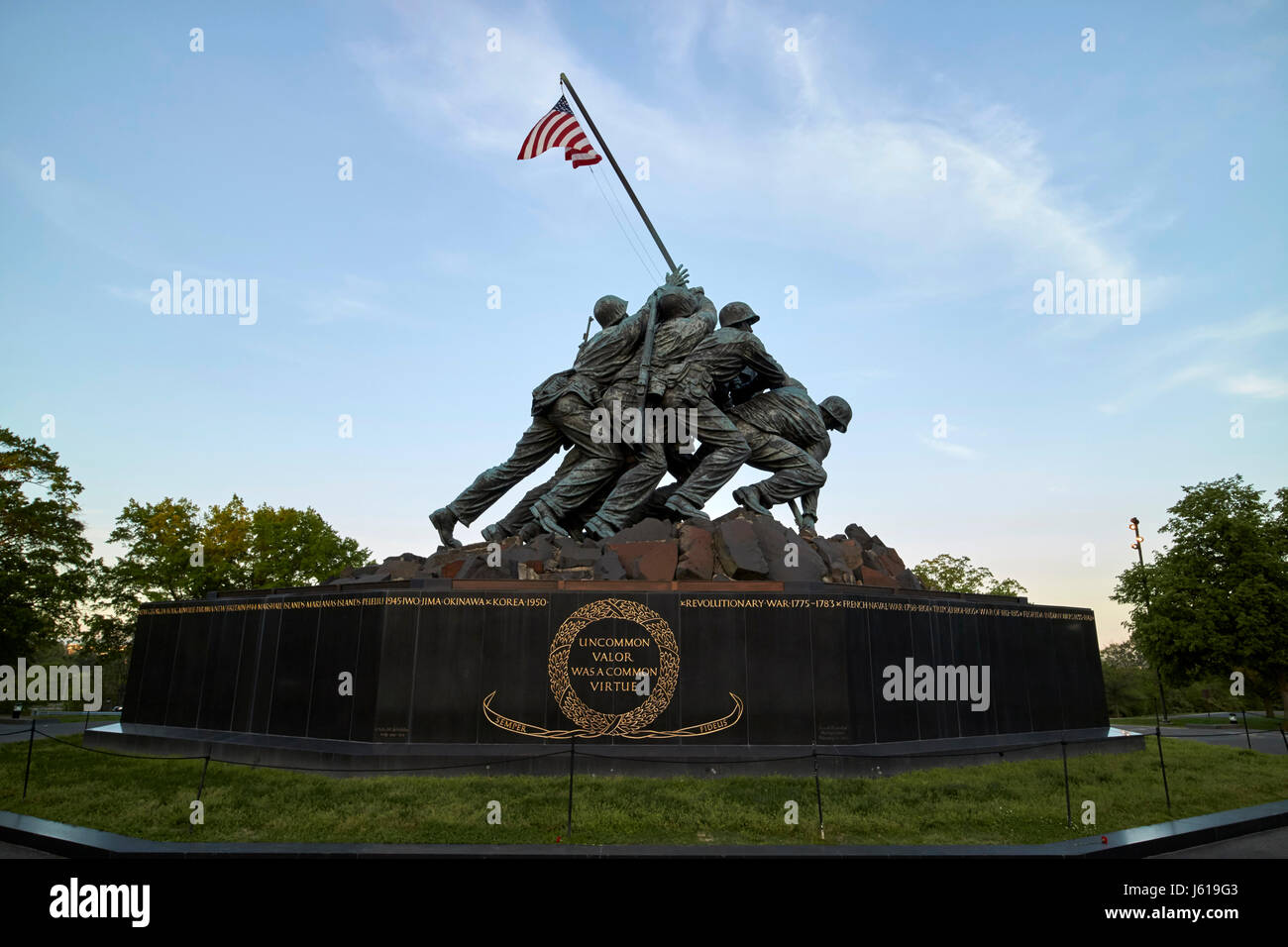 United States Marinecorps war Memorial Iwo Jima Statue Washington DC USA Stockfoto