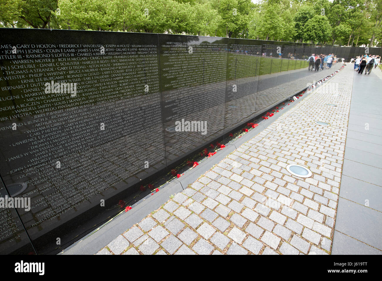 Vietnam Veterans Memorial Washington DC USA Stockfoto