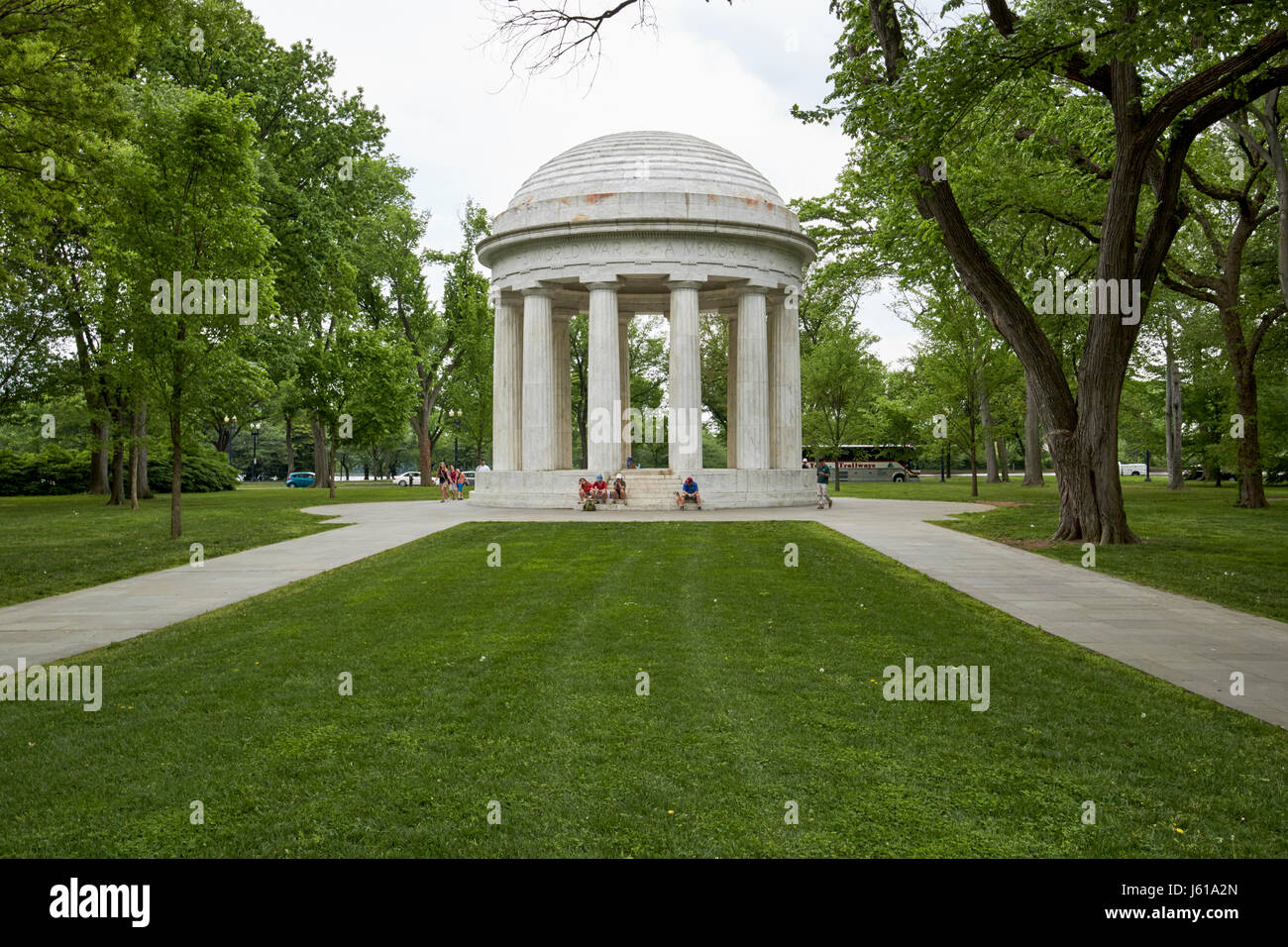 Der District Of Columbia War Memorial Washington DC USA Stockfoto