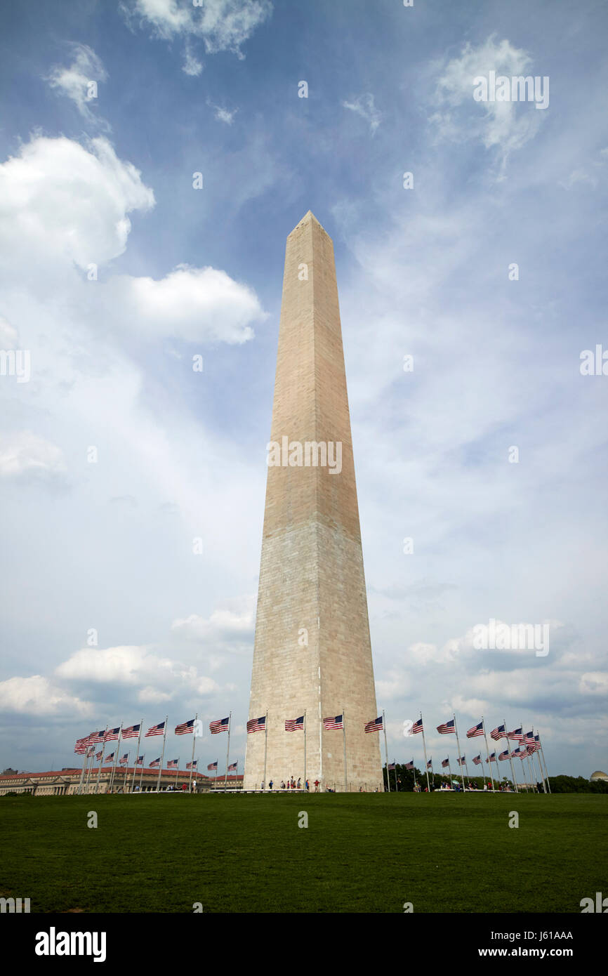 Das Washington Monument in Washington DC USA Stockfoto