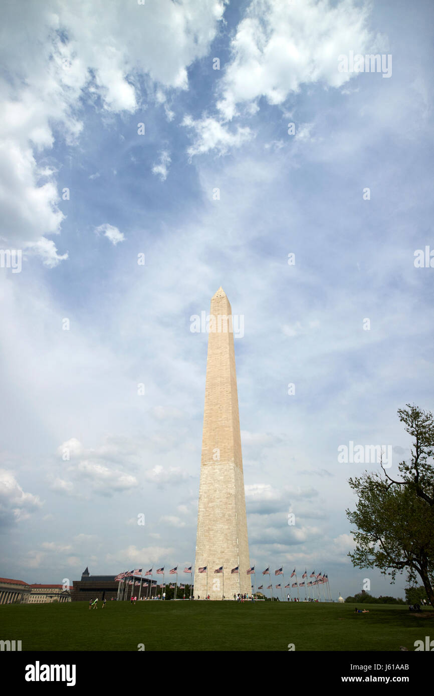 Das Washington Monument in Washington DC USA Stockfoto