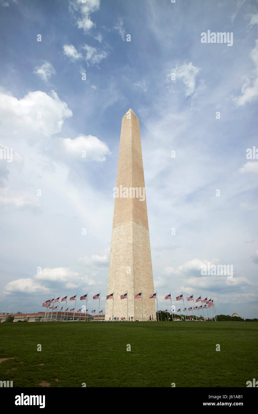 Das Washington Monument in Washington DC USA Stockfoto