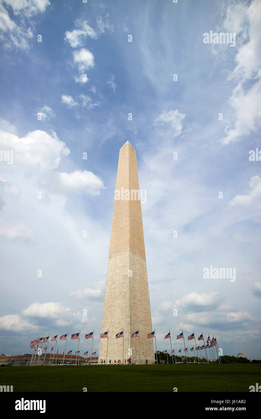 Das Washington Monument in Washington DC USA Stockfoto