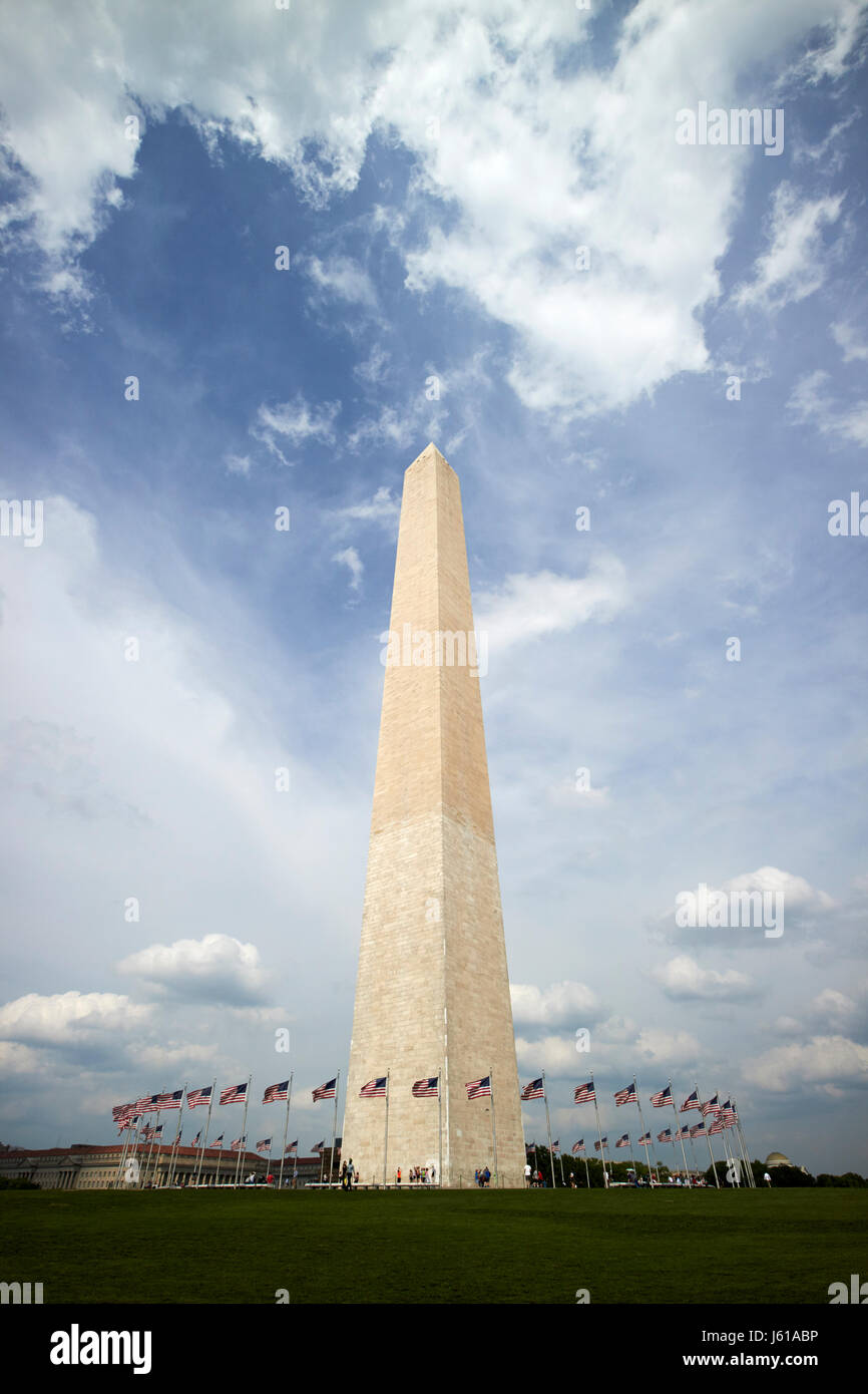 Das Washington Monument in Washington DC USA Stockfoto