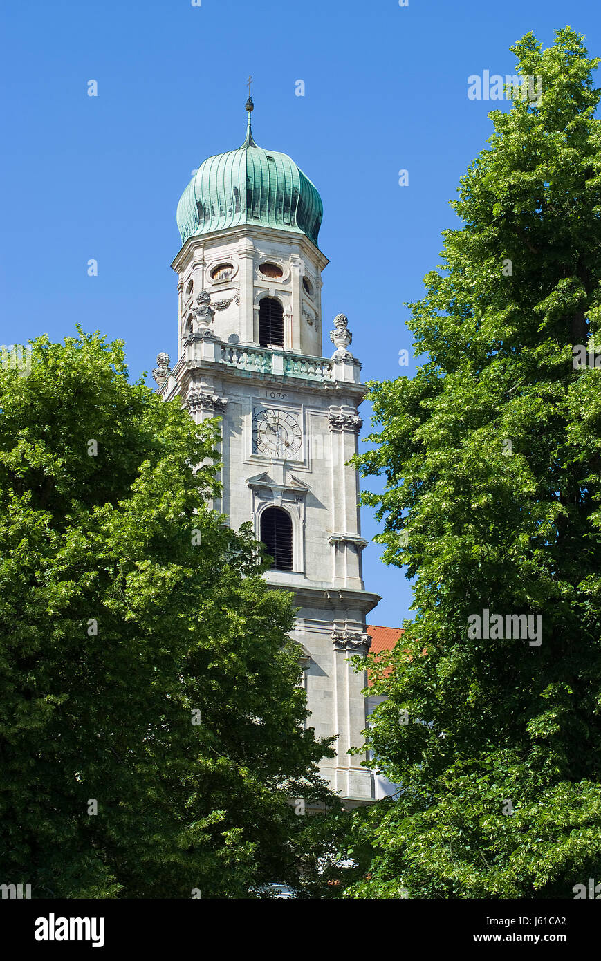 historische Kirche Kathedrale Bayern Kirchturm historische Kirche Kathedrale Bayern Stockfoto