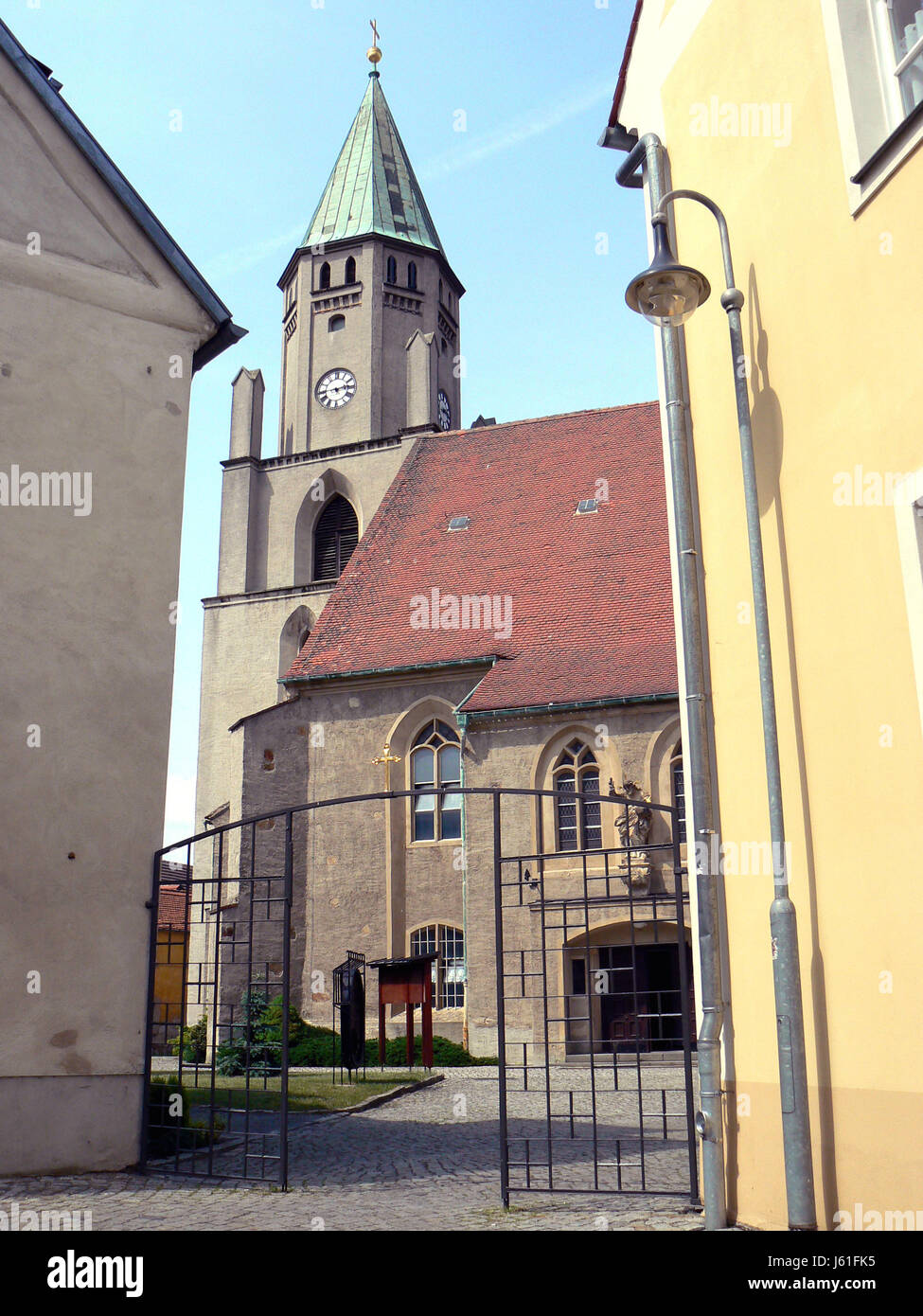 katholische Kirche in wittichenau Stockfoto