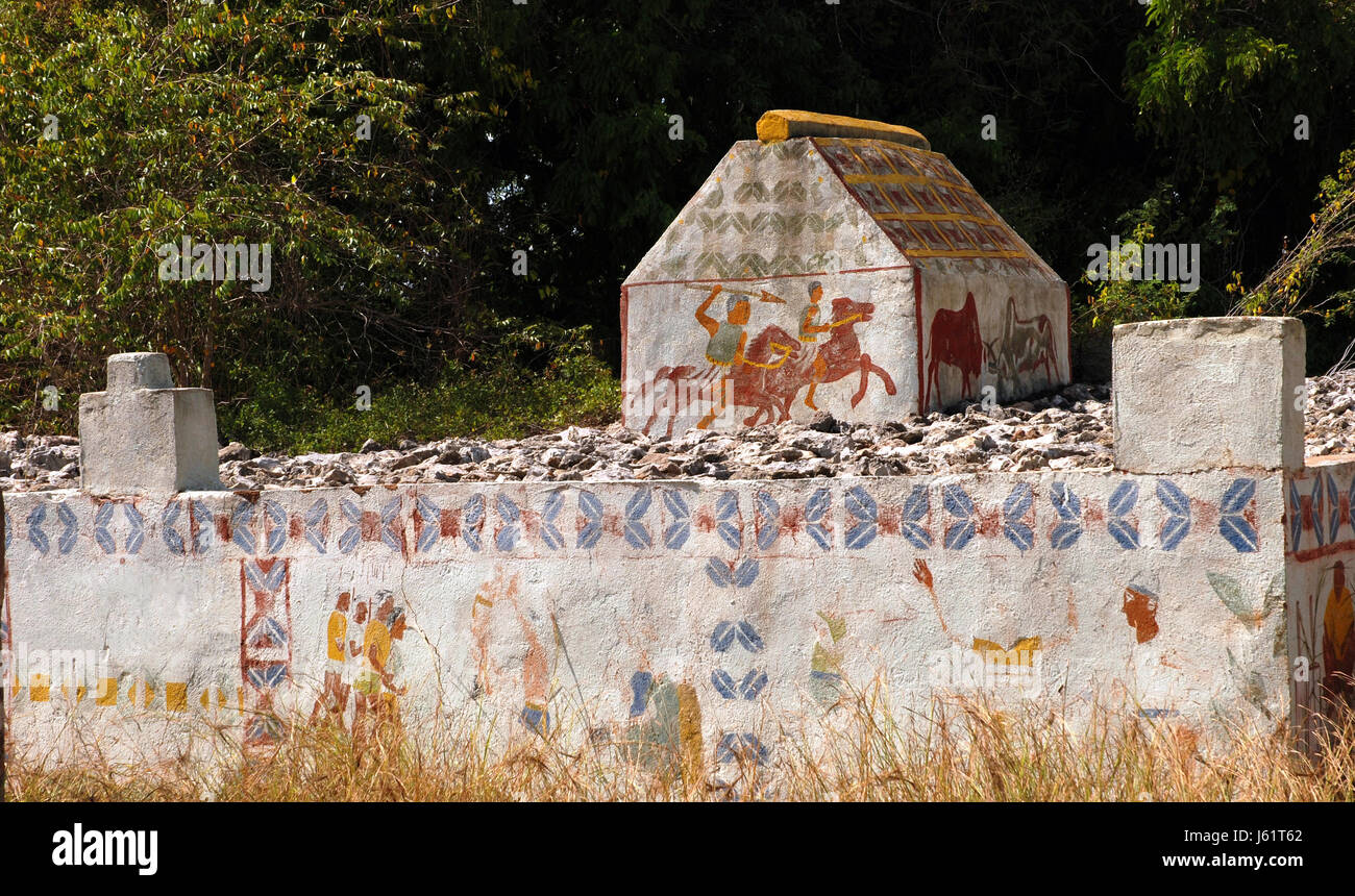 Kult-Bestattung Grab Grab Religion glauben Totenkult Afrika-Grabstätte Stockfoto