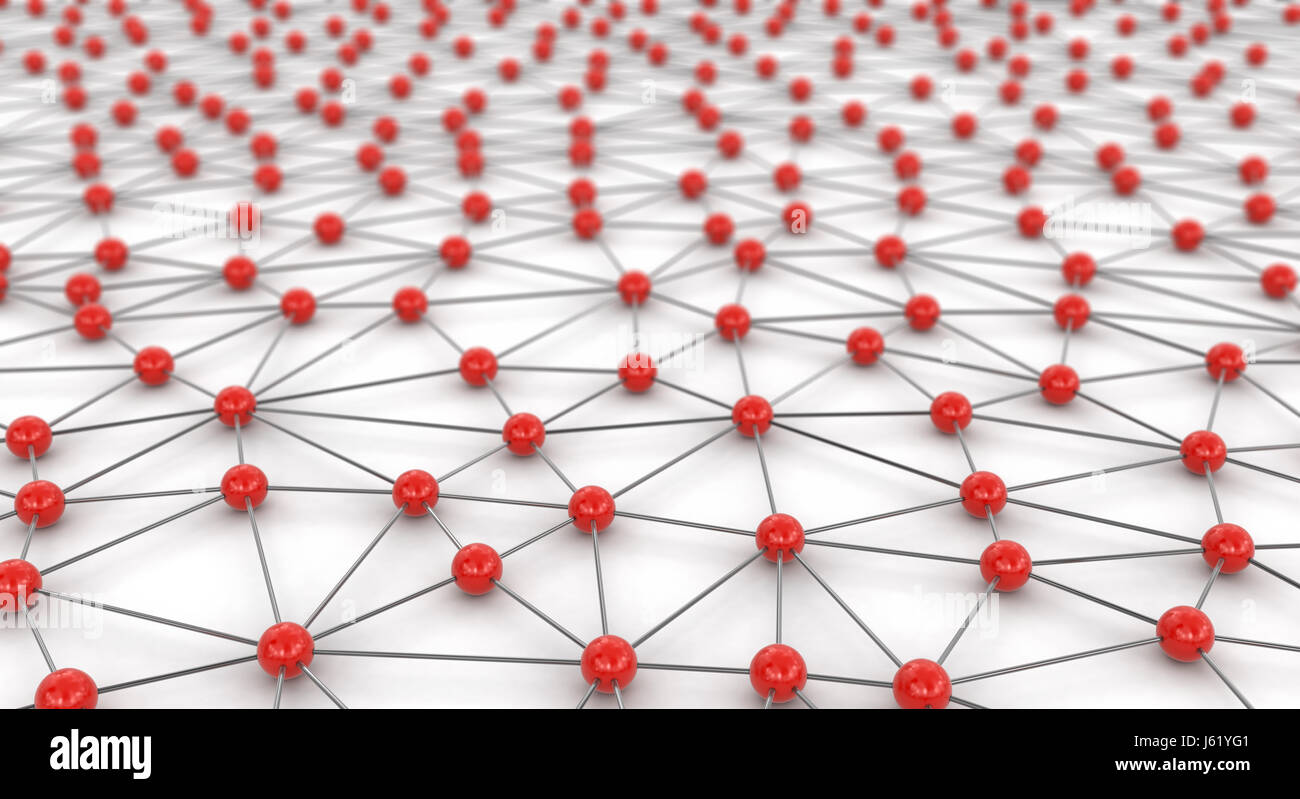 Netzwerk-Konzept. Bild mit Beschneidungspfad. Stockfoto