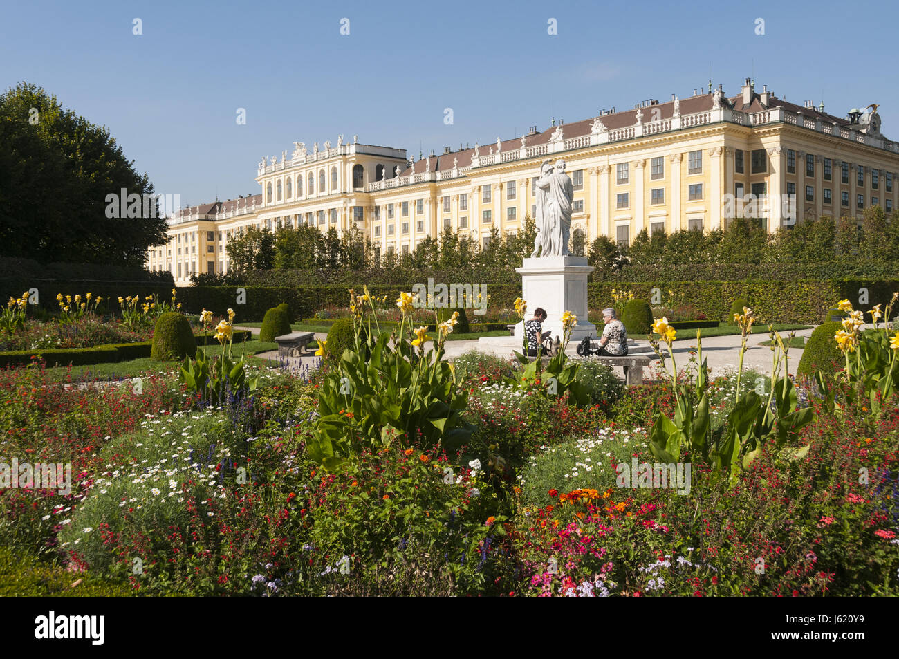 Österreich, Wien, Schloss Schönbrunn, Gärten Stockfoto