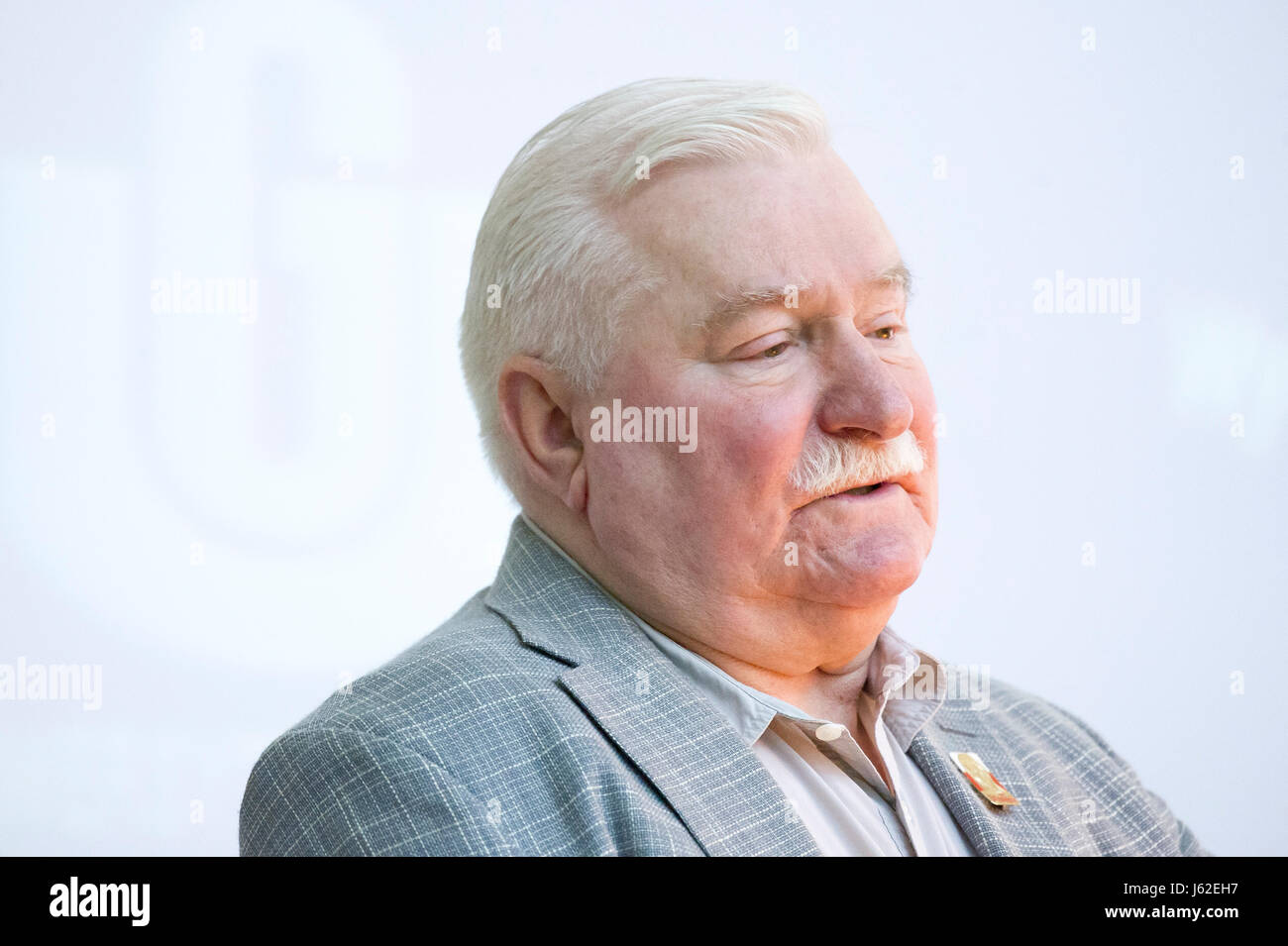 Ehemaliger Präsident von Polen Lech Walesa auf Feier des Europatags am Universität Danzig in Sopot, Polen. 19. Mai 2017. Bildnachweis: Wojciech Strozyk/Alamy Live-Nachrichten Stockfoto