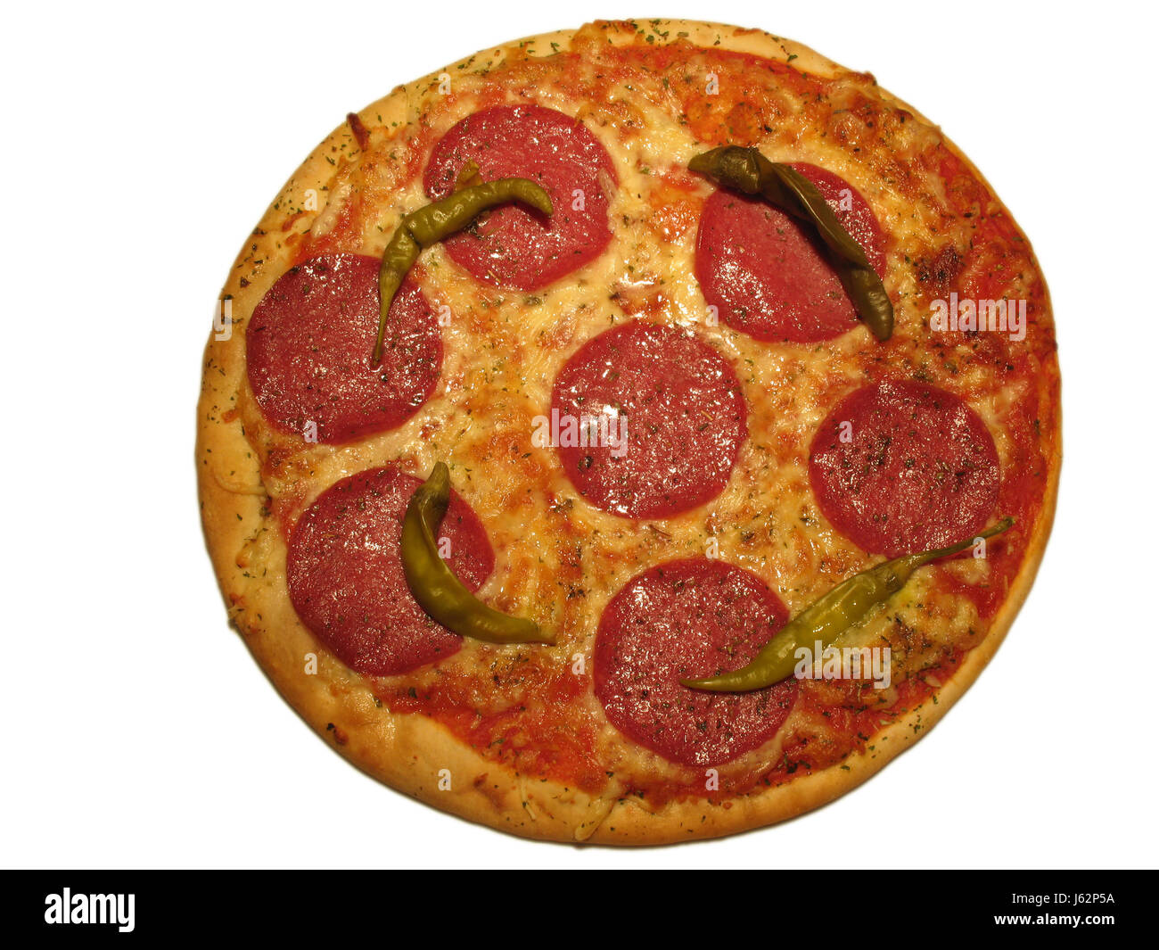 essen Nahrungsmittel Pizza Fastfood Salami essen Nahrungsmittel zierliche rote Paprika Pizzakäse Stockfoto essen Nahrungsmittel Pizza Fastfood Salami essen Nahrungsmittel zierliche rote Paprika Pizzakäse Stockfoto