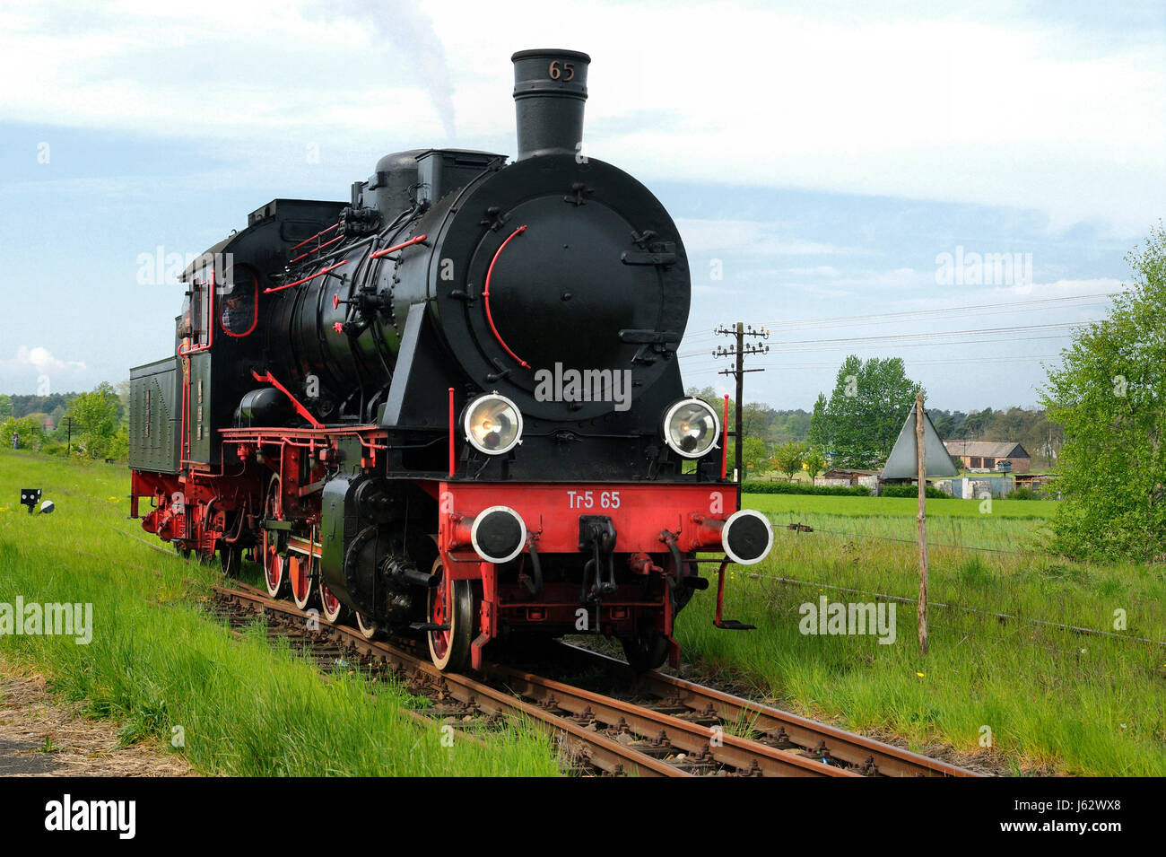 Dampf-Lokomotive, Drg 56,2, Polen Stockfoto