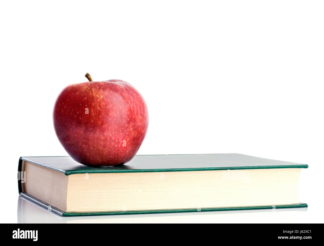 Ernährung-Blatt Papier Papier Buch Apfel rot Schule Bildungseinrichtung Stockfoto
