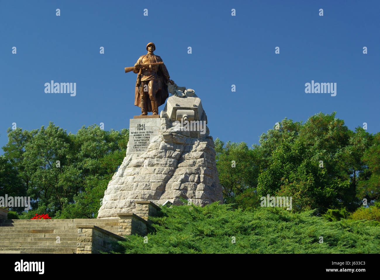 Seelow Denkmal 01 Stockfoto