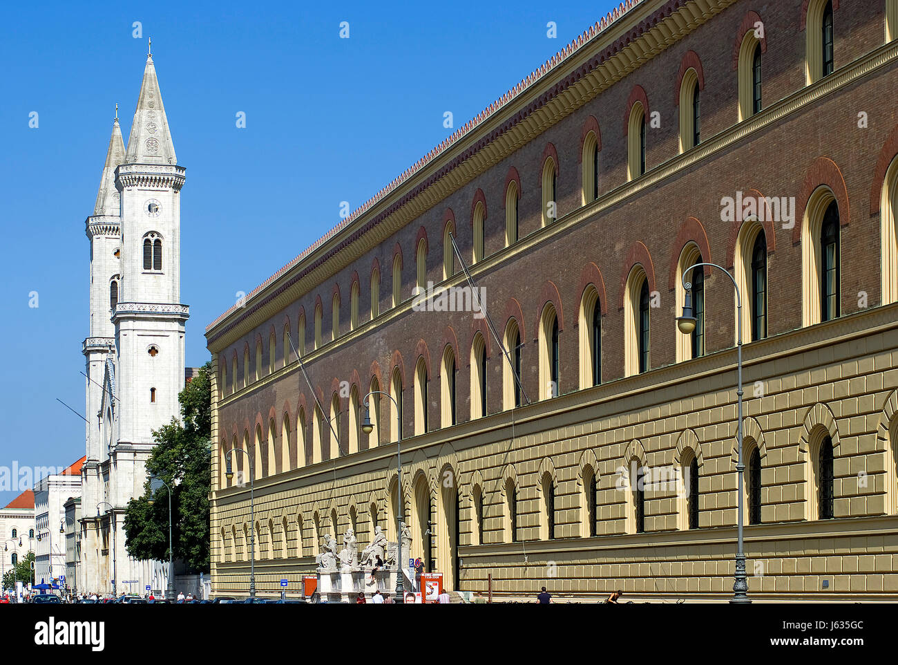 Gebäuden historische Bayern München Gebäude historischen Tourismus Stockfoto