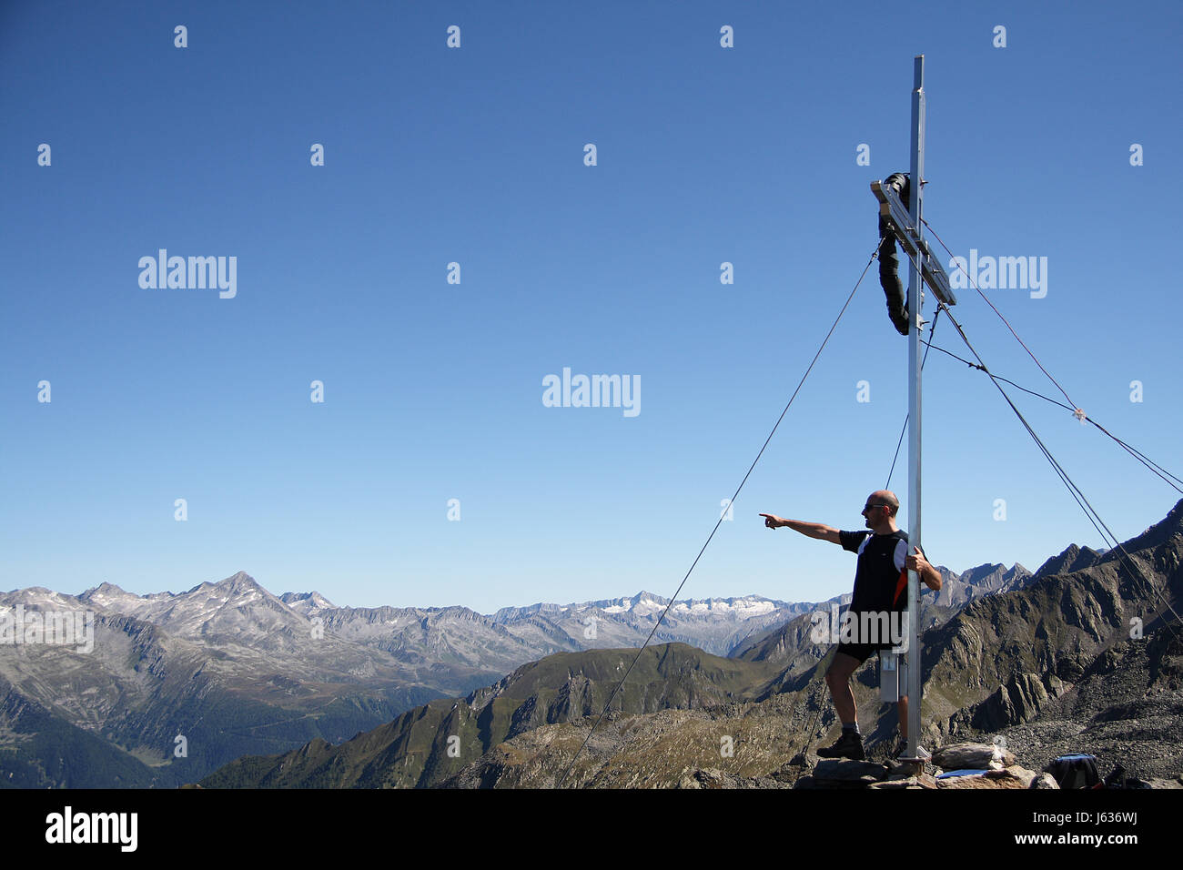 Sport Sport Berge Urlaub Urlaub Urlaub Urlaub Alpen Wanderung Wandern Stockfoto