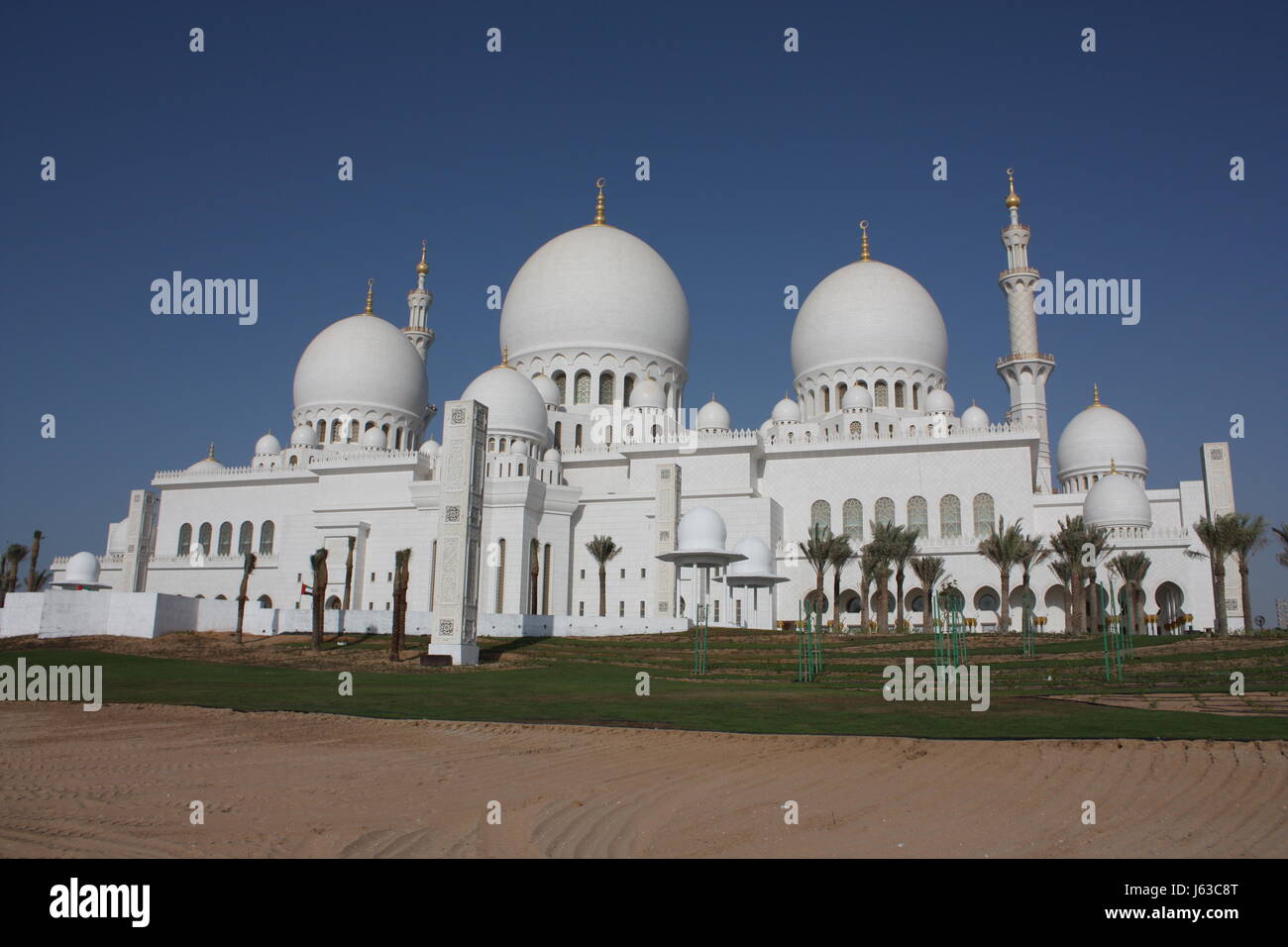 Sheick-Zayed-Moschee komplett Stockfoto