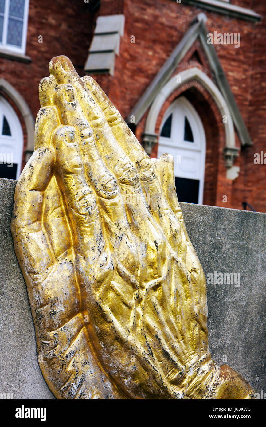 Michigan Frankenmuth, Evangelisch-Lutherische Kirche St. St. Lorenz, Kirche, historische Stätte, Religion, neugotische Architektur, Christentum, außerhalb ex Stockfoto