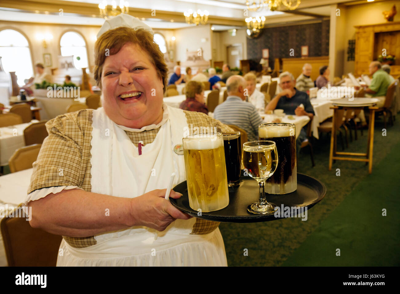 Michigan Frankenmuth, Zehnder's of Frankenmuth, Familie Familien Kinder, Restaurant Restaurants Essen Essen Cafe, deutsche Gemeinde, Bayerisches Haus, Be Stockfoto
