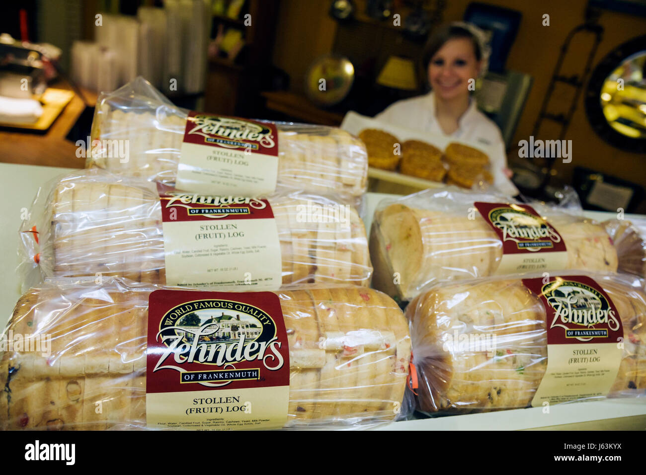 Michigan Frankenmuth, Zehnder's of Frankenmuth, Familie Familien Eltern Kinder, Restaurant Restaurants Essen Essen Cafe Cafés, Deutsch ethni Stockfoto