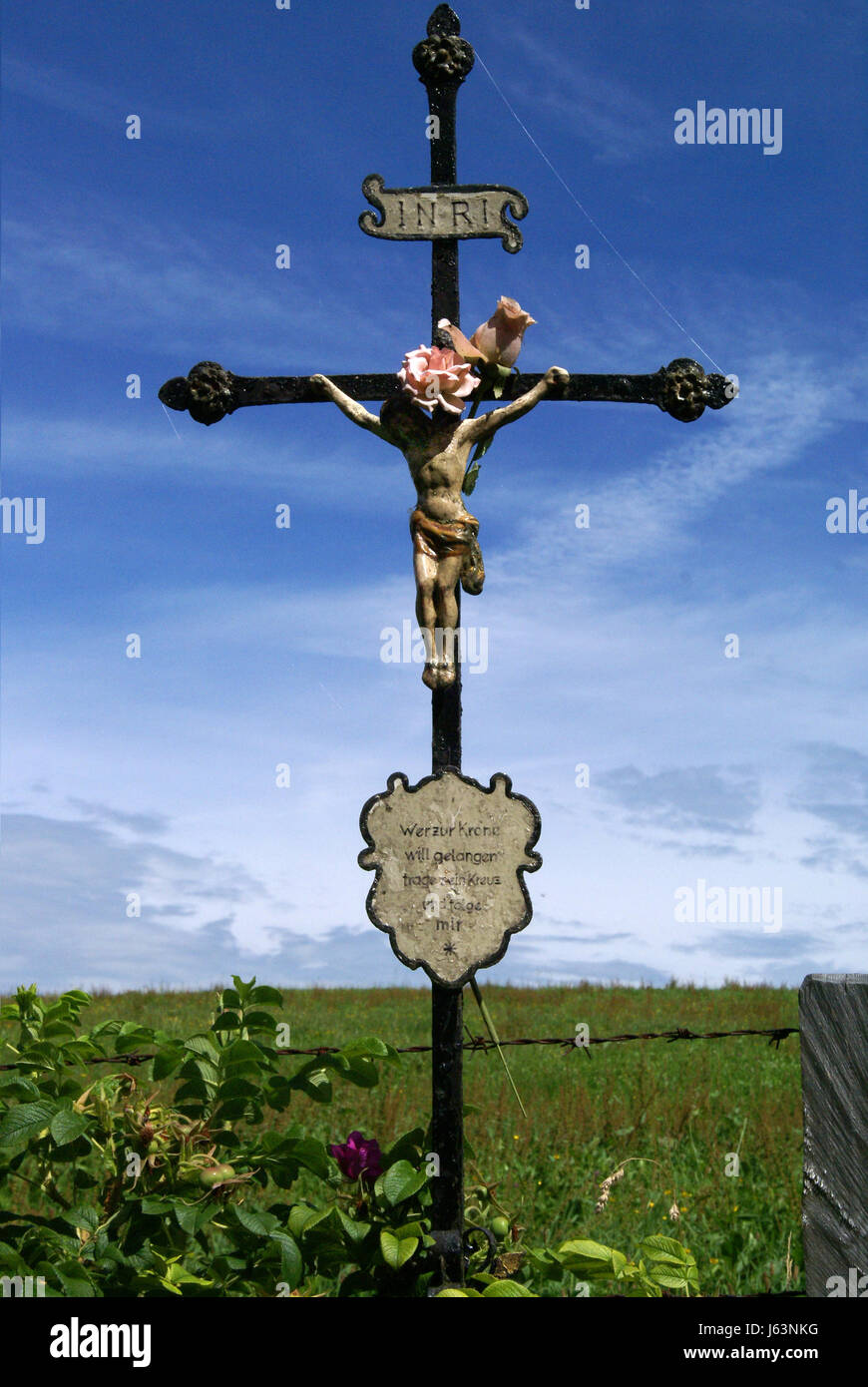 Religion Kreuz katholische Kruzifix Christus Jesus Religion Religion Kirche Stockfoto