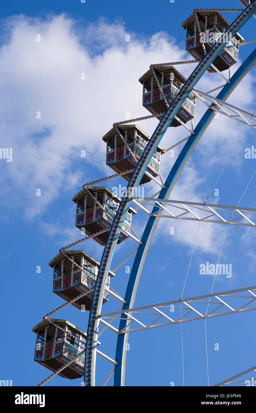 Volksfest Bayern München wheel Riesenrad Riesenrad Oktoberfest Folk Stockfoto