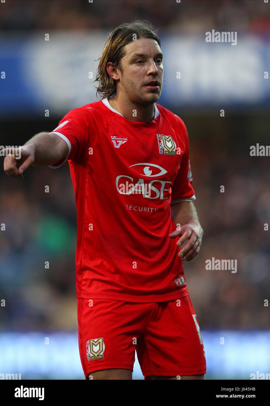 ALAN SMITH MILTON KEYNES DONS FC LONDON ENGLAND UK 26. Januar 2013 Stockfoto