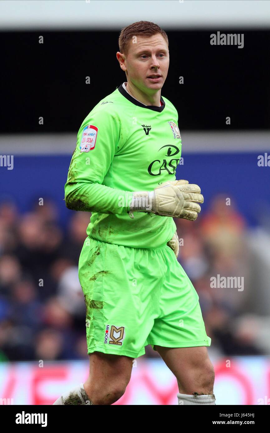 DAVID MARTIN MILTON KEYNES DONS FC LONDON ENGLAND UK 26. Januar 2013 Stockfoto