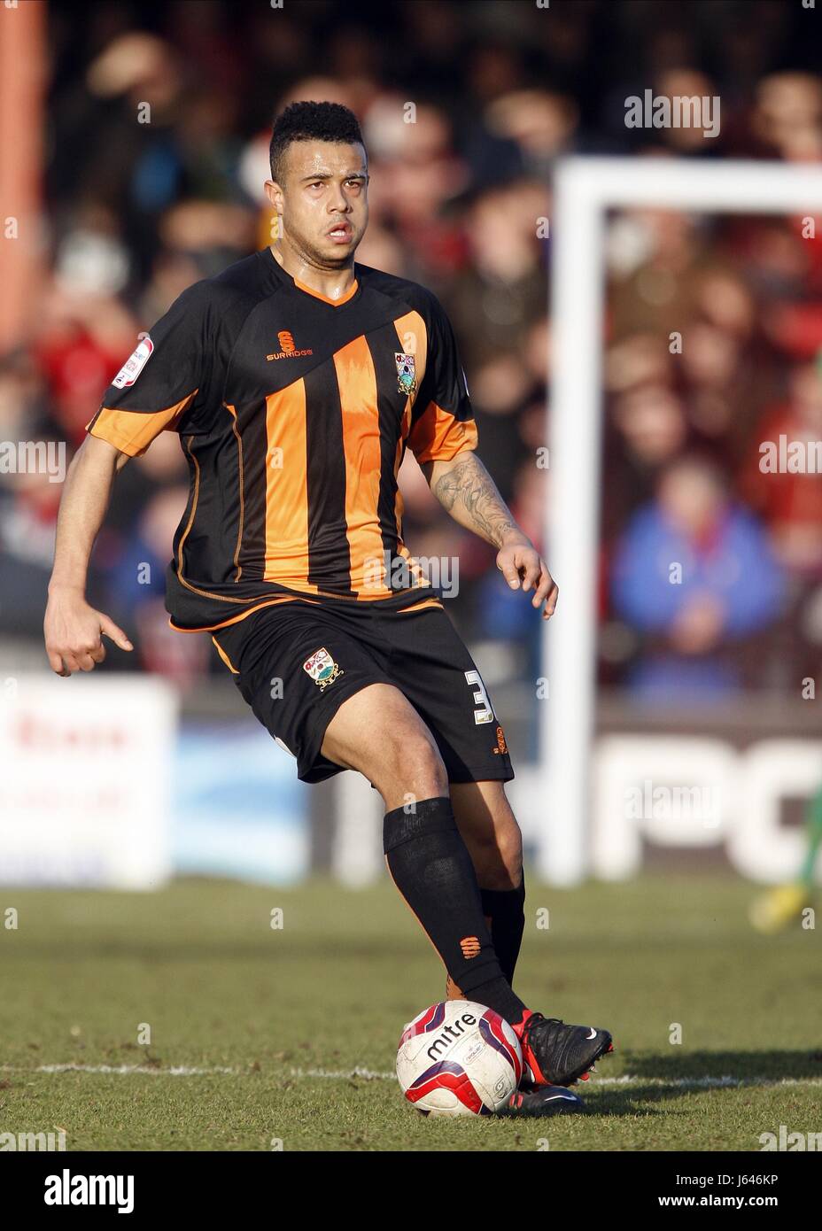 DAVID STEPHENS BARNET FC BOOTHAM CRESCENT YORK ENGLAND 16. Februar 2013 Stockfoto