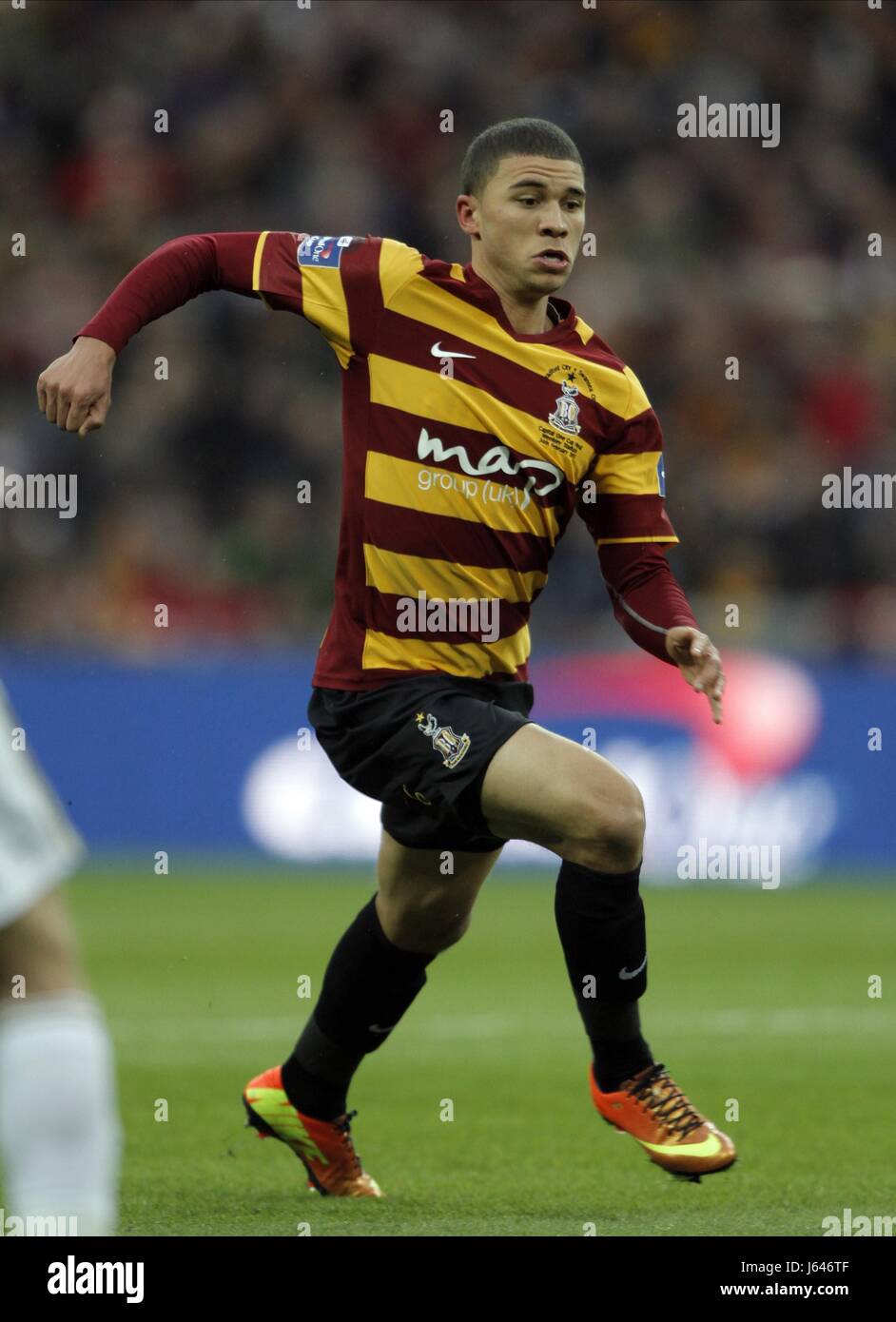 NAHKI WELLS BRADFORD CITY V SWANSEA CITY WEMBLEY Stadion LONDON ENGLAND 24. Februar 2013 Stockfoto