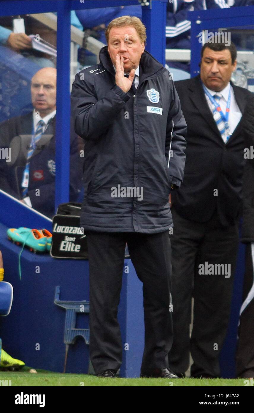 HARRY REDNAPP QUEENS PARK RANGERS V SUNDERLA LOFTUS ROAD LONDON ENGLAND UK 9. März 2013 Stockfoto