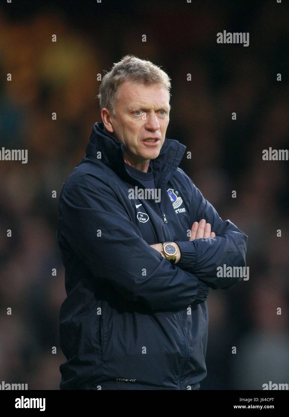 DAVID MOYES EVERTON FC LONDON ENGLAND UK 22. Dezember 2012 Stockfoto