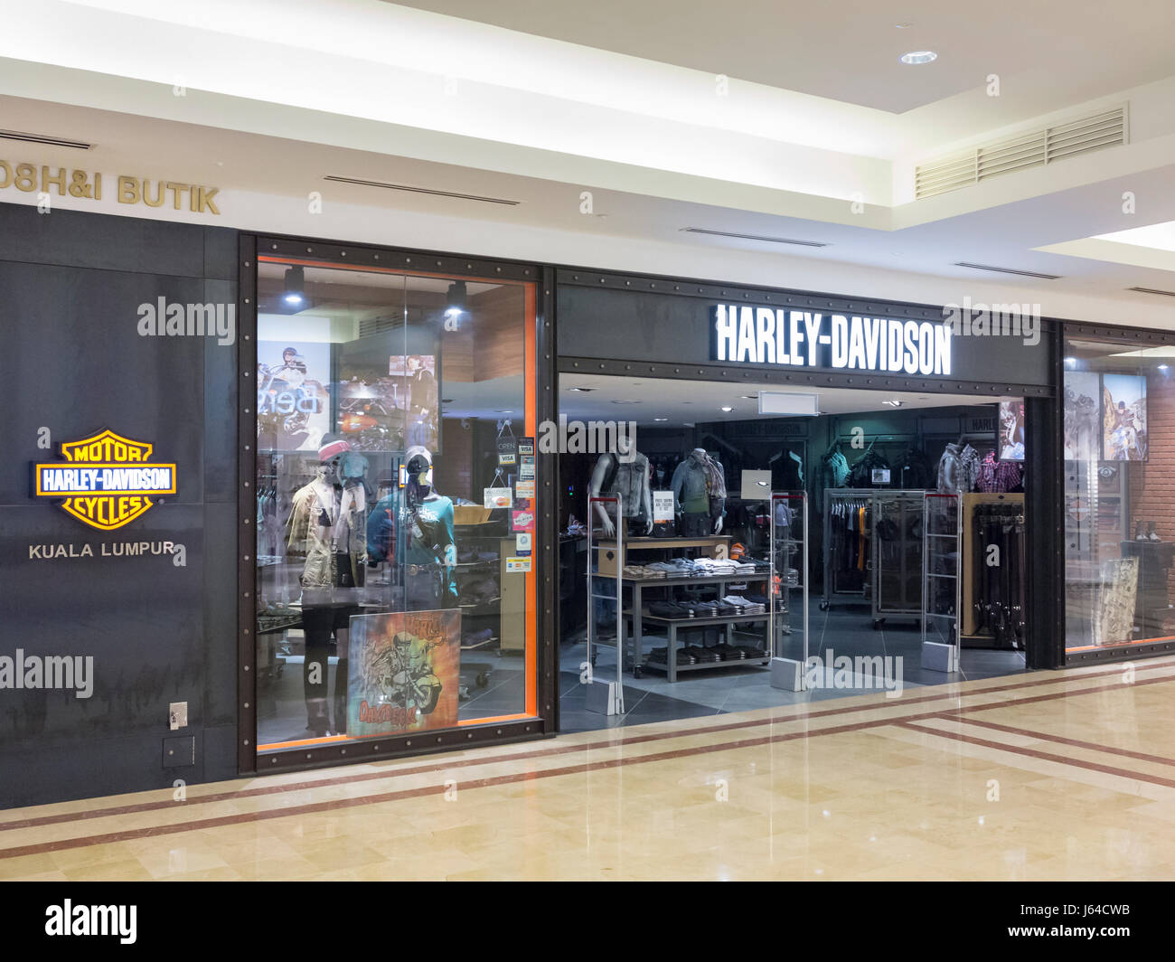 Harley Davidson Shop, Malaysia Stockfotografie Alamy